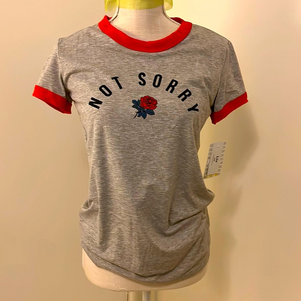 🌹NOT SORRY fun t-shirt